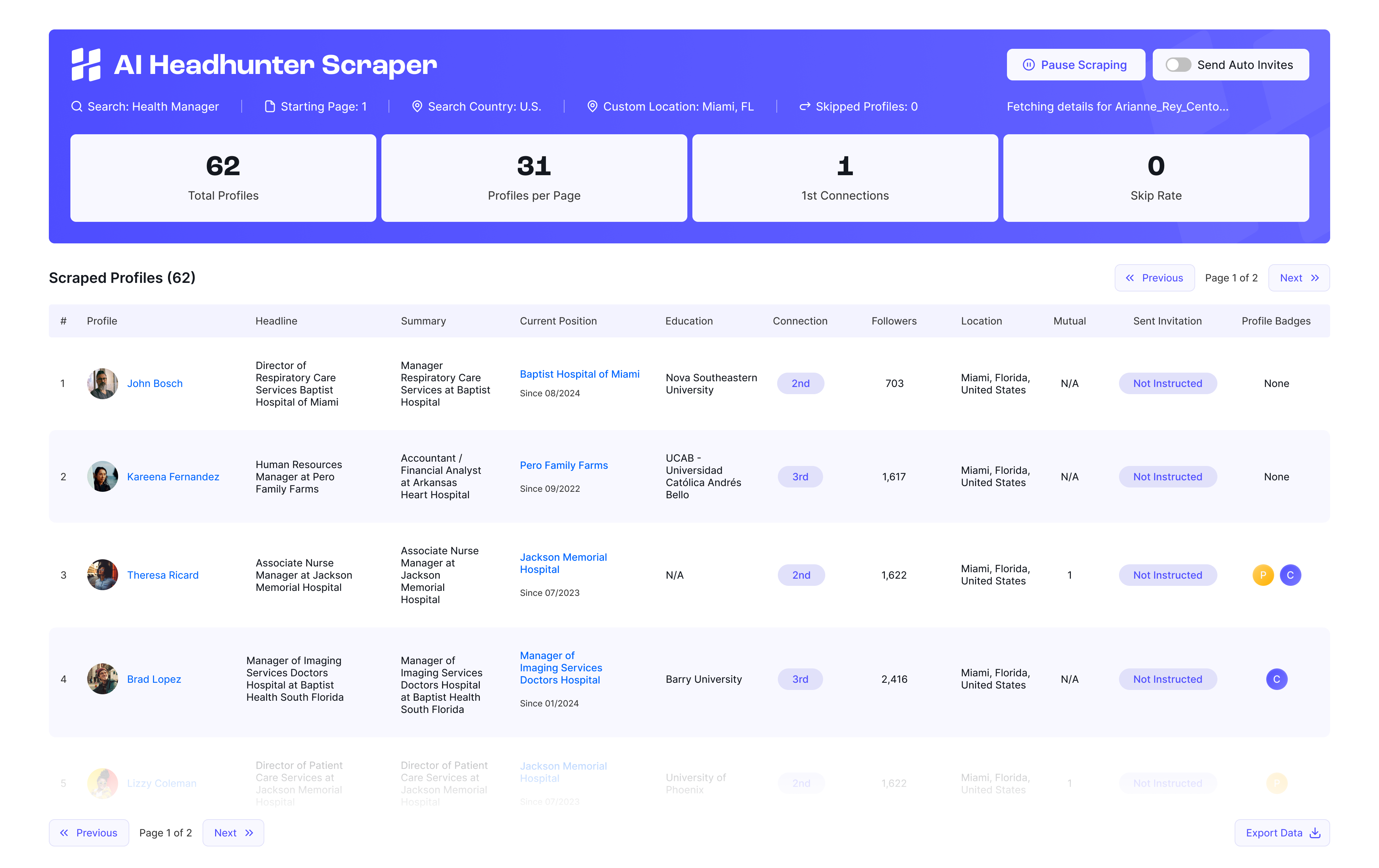 Talent acquisition platform banner
